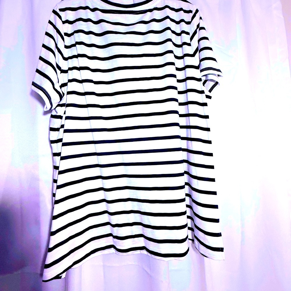 Studio Park Striped Black & White T-Short